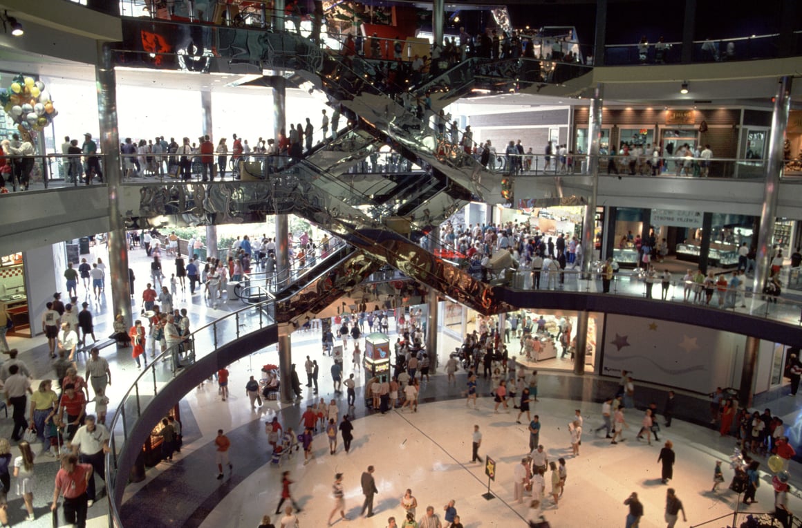 mall staircase