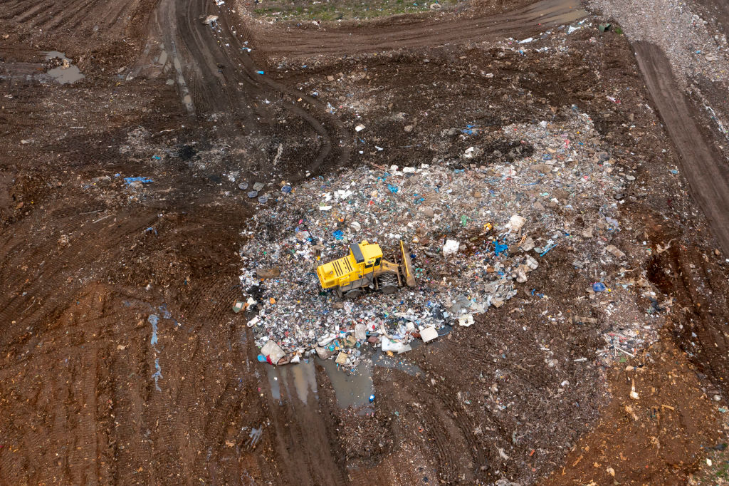 Landfill in Newport, Wales