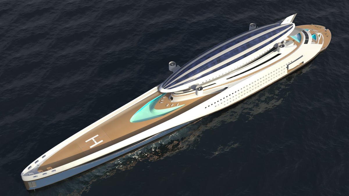 Lazzarini Design Studio’s Colossea megayacht.