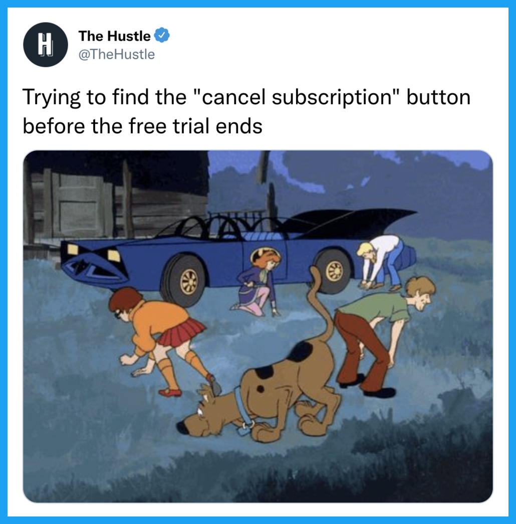 cancel subscription meme