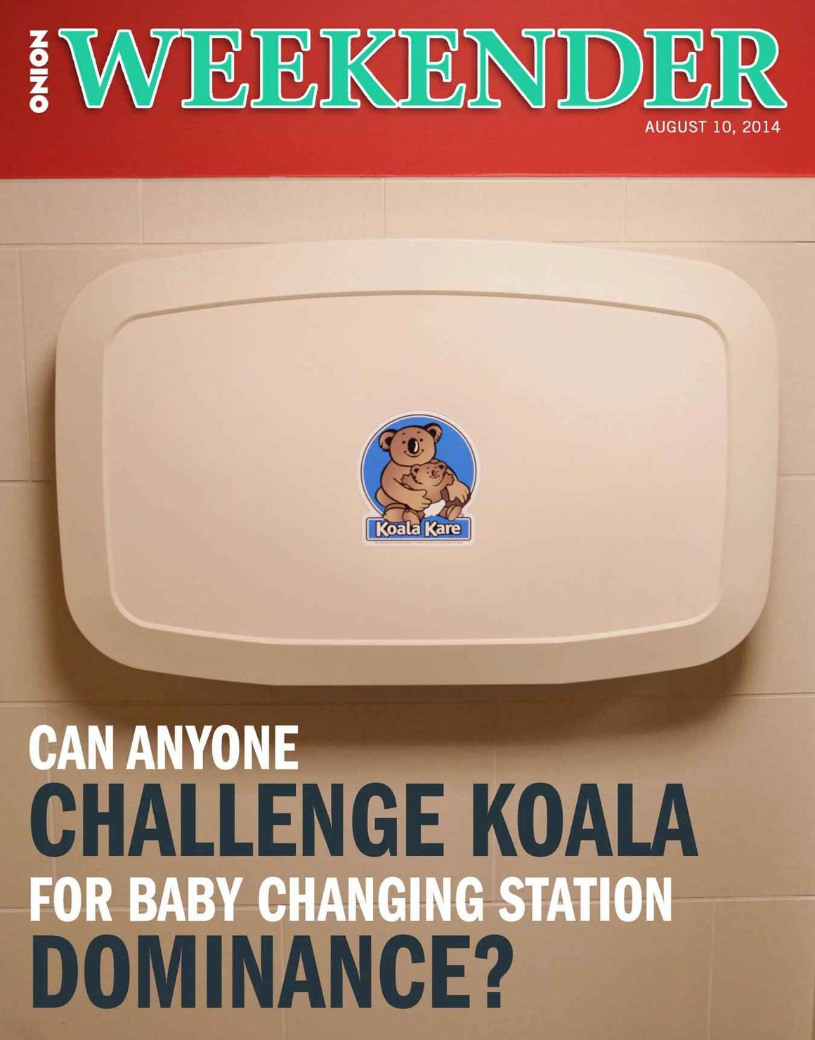 the Onion cover showing a Koala Kare station